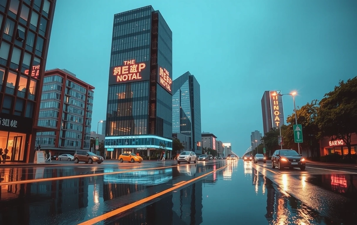 Hanoi business district